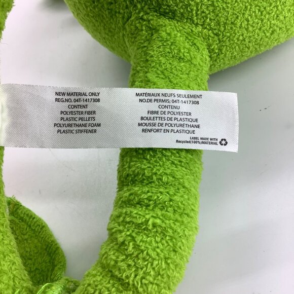 The Disney Store Kermit The Frog Plush Doll 16" Soft Green Toy Collectible - Picture 8 of 8